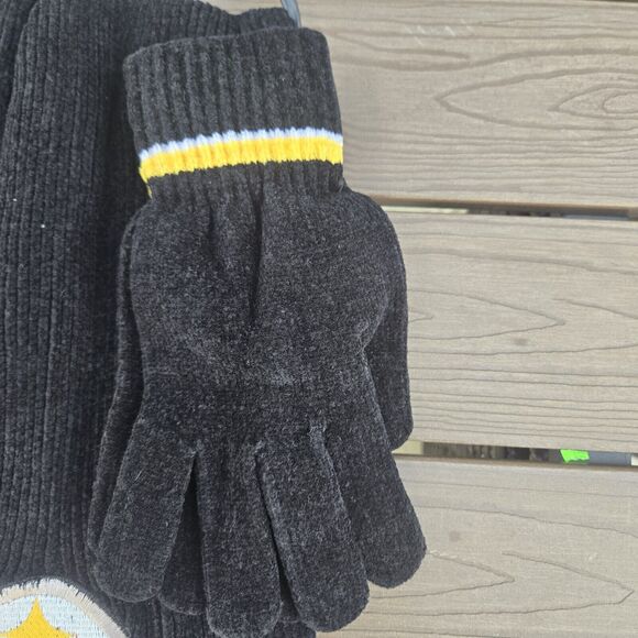 NFL Pittsburgh Steelers Scarf & Glove Gift Set 3 PC Set NEW - Picture 3 of 5
